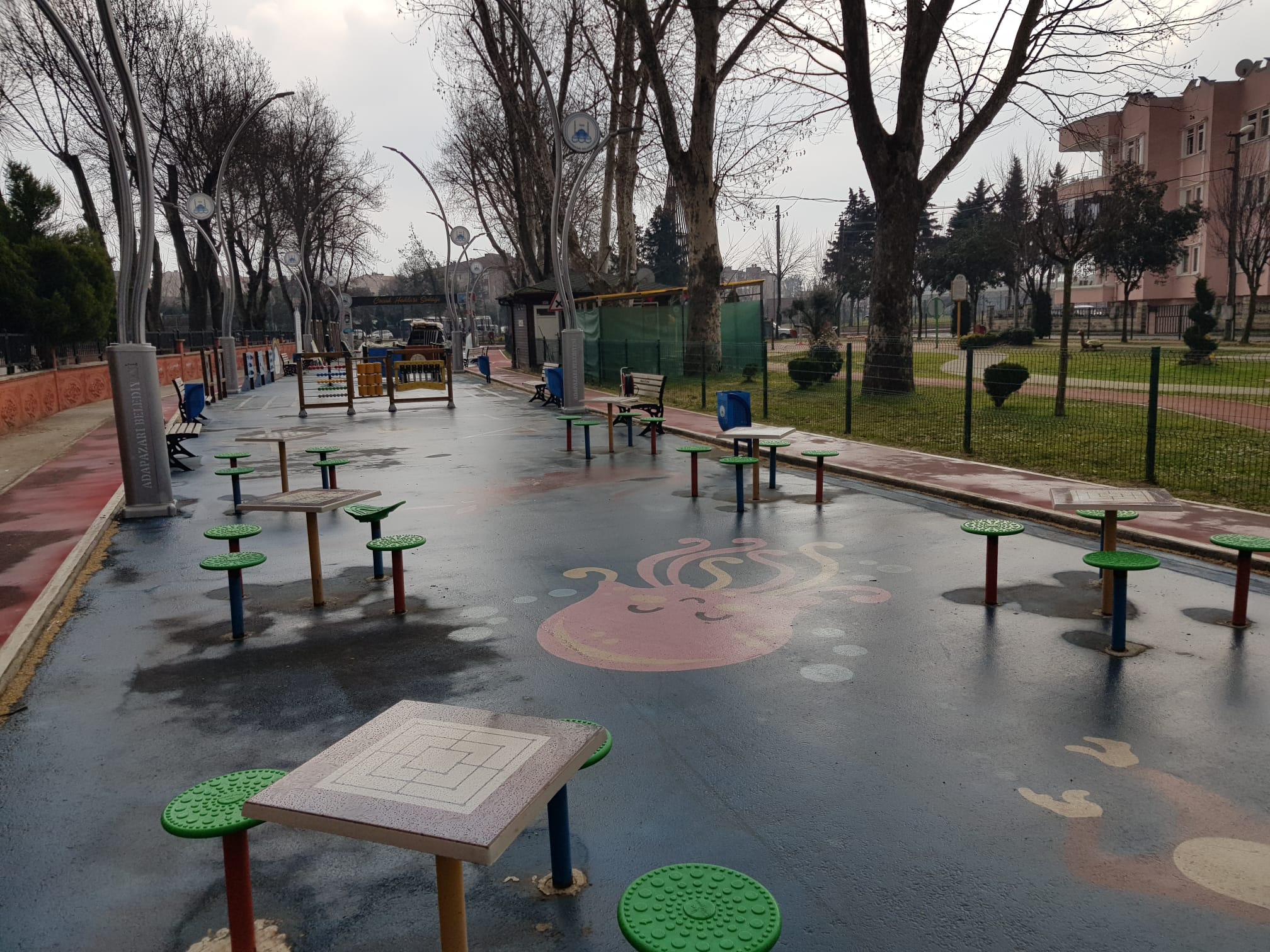 Dış Mekan Tenis Masa Satranç Masa Broşür